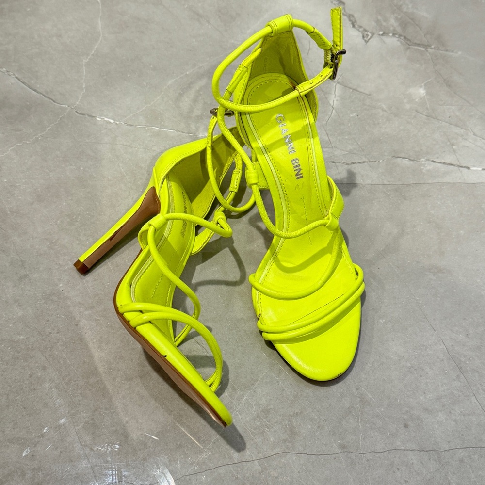Gianni Bini Neon Green Heels